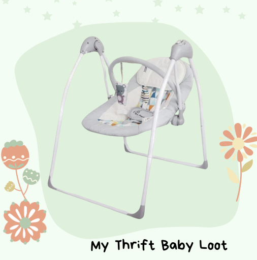 preloved r for rabbit automatic baby swing rocker